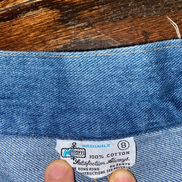 A line Denim Skirt - Picture 5 of 9